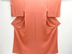 鏡裏模様刺繍付け下げ色無地着物